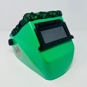 Chopped top Hobart welding helmet black/green Pirarucu top